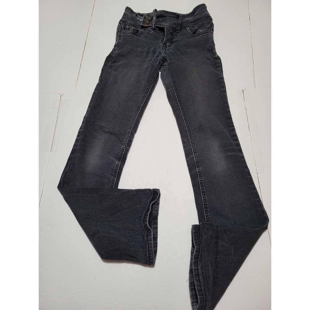 Rue21 Jeans Youth 3 Black Distressed High Rise Jegging Stretch Denim Pants